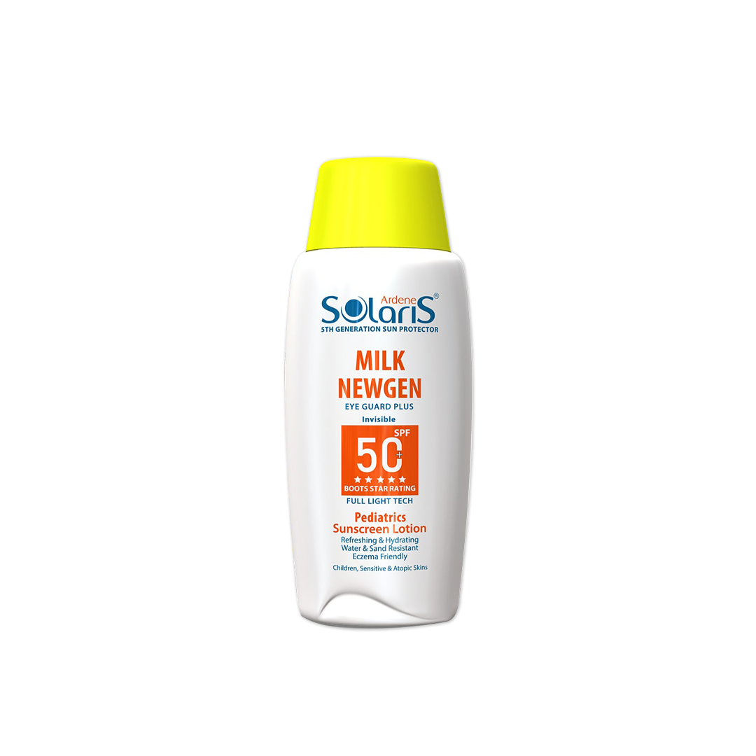 آردن سولاریس _MILK NEWGEN ضد آفتاب لوسیون SPF50 بچه (فیزیکی-شیمیایی)