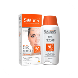 آردن سولاریس- ZINC NEWGEN ضد آفتاب لوسیون فیزیکال SPF50 التیام بخش پوست حساس	