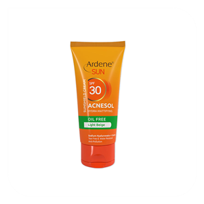 آردن سان - کرم ضد آفتاب Acnesol spf30 فاقد چربی مرطوب کننده -بژ روشن